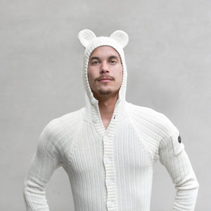 Hooded Adult Polar Bear Onesie