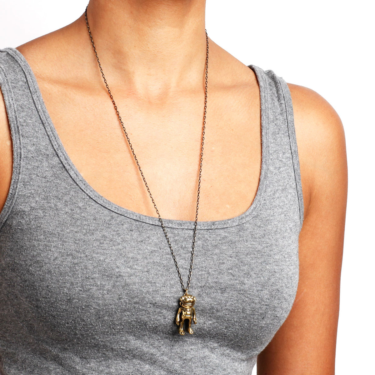 Blamo Brass Unisex Swamp Monster Necklace